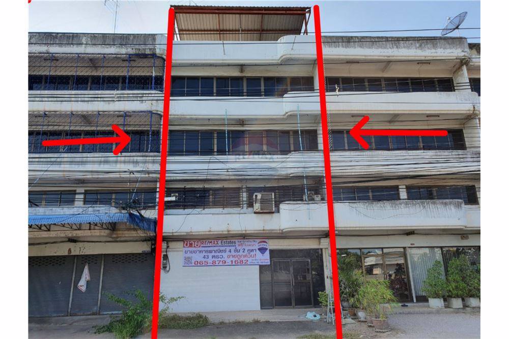 ขายอาคารพาณิชย์​4​ชั้น​-2คูหา​-98-ตรวถพระราม2