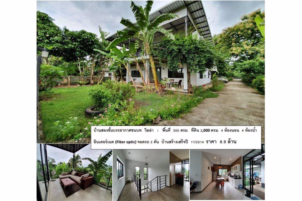 ขายแพ็คคู่​บ้านเดี่ยว​-พื้นที่​​-300-ตรม​-ที่ดิน​2000-ตรม-ที่ดินเปล่า​-ใกล้เขื่อนแม่งัด​