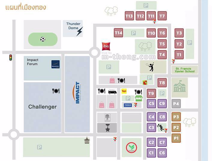 ขายคอนโดเมืองทองธานี-ป๊อปปูล่า-คอนโดมีเนียม-อาคาร-c2-ชั้น-6