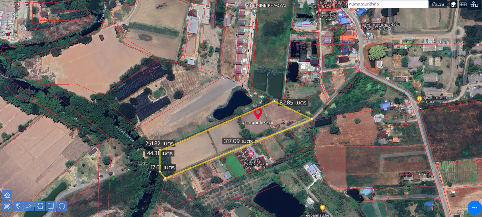 ขายที่เปล่าปากทางขึ้นเขาใหญ่ห่าง-ถมิตรภาพ-เพียง-600เมตร