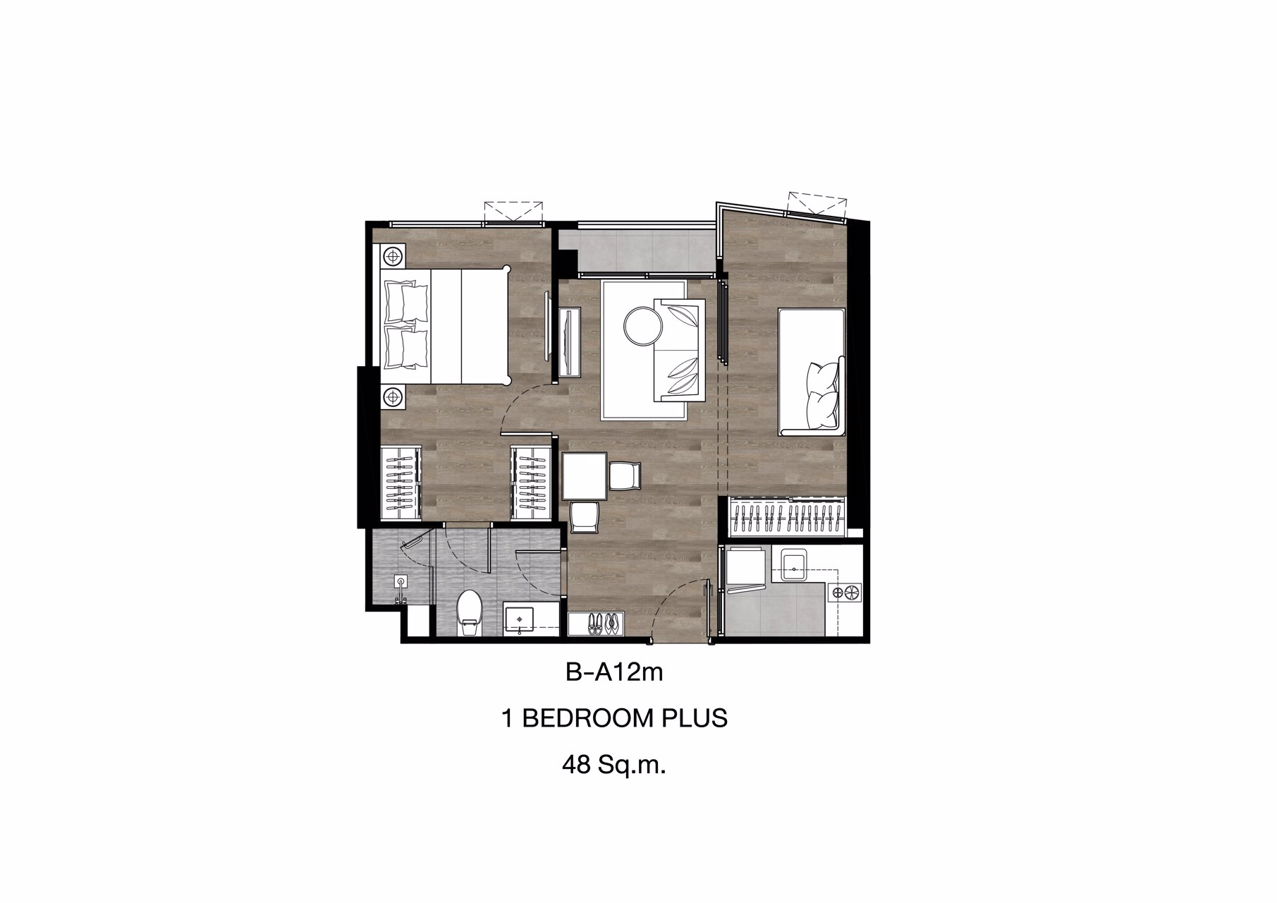 ขาย-impression-ekkamai-ชั้น28-1-ห้องนอน-1-ห้องน้ำ-1-bed-plus-type-