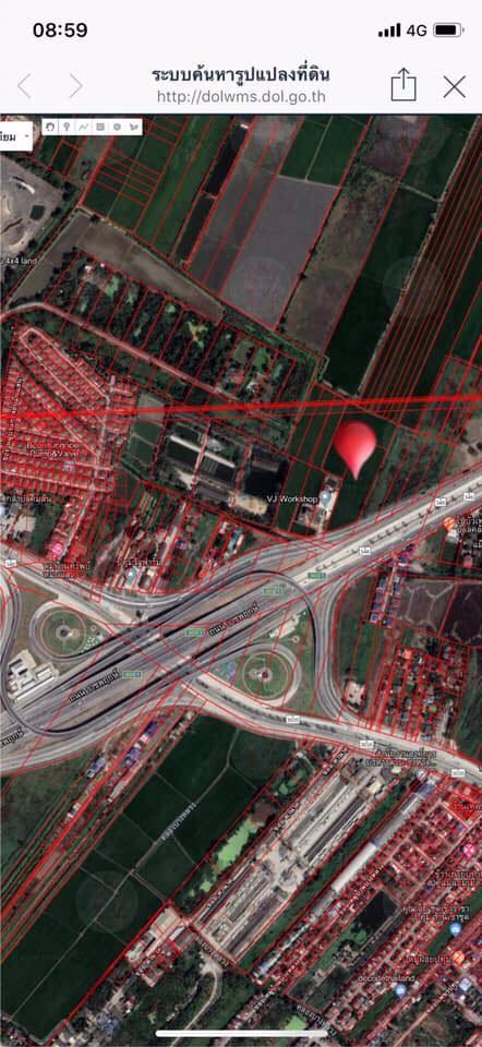 ขายที่ดินสวย-ที่ดินเปล่าเนื้อที่-12ไร่-575ตรว-บริเวณวงแหวนราชพฤกษ์ปทุมธานี-แยกไทด๊อย-