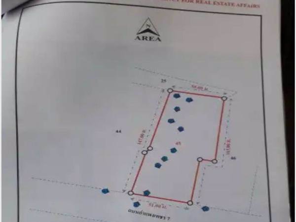 ขายที่ดินพระราม-9-เนื้อที่-5-0-7-ไร่-พื้นที่สีน้ำตาลสร้างอาคารสูงได้