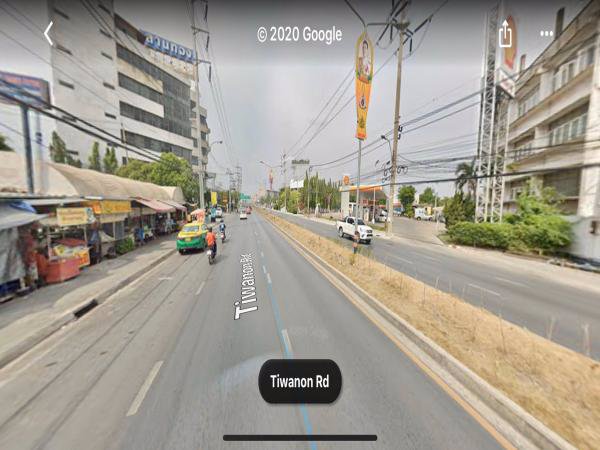 ขายที่ดิน-ติดถนนติวานนท์-7ไร่เศษ-หน้ากว้าง-65-เมตร-ถมเเล้ว-พื้นที่สีส้มย5