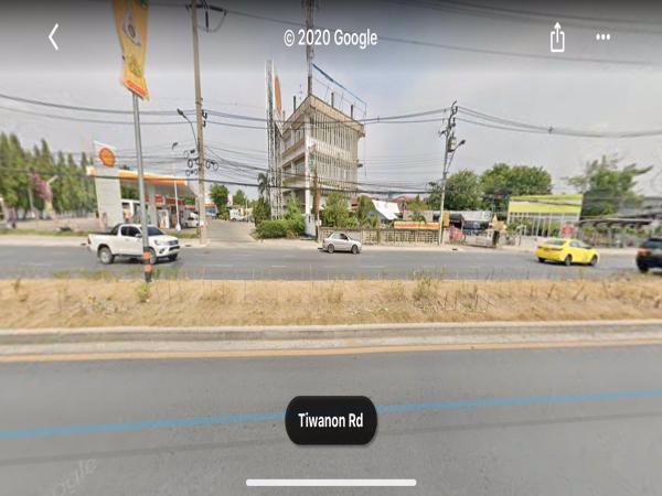 ขายที่ดิน-ติดถนนติวานนท์-7ไร่เศษ-หน้ากว้าง-65-เมตร-ถมเเล้ว-พื้นที่สีส้มย5