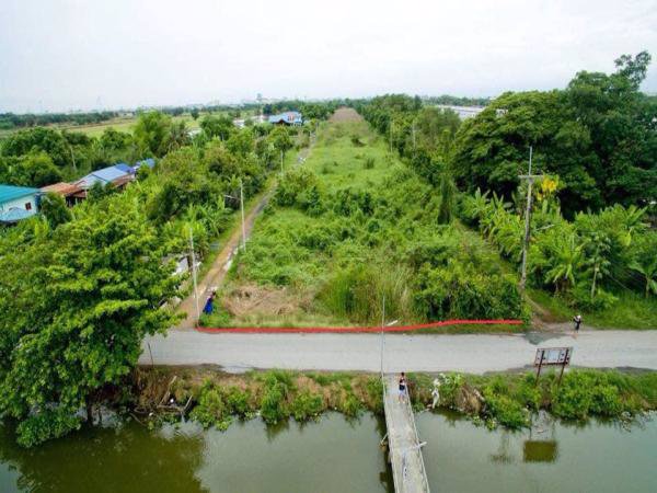 ขายด่วน-ที่ดินแปลงสวย-ทำเลทอง-16ไร่-1งาน-87ตรว-ติดถนน-เลียบคลองสอง-อยู่ใกล้ความเจริญ