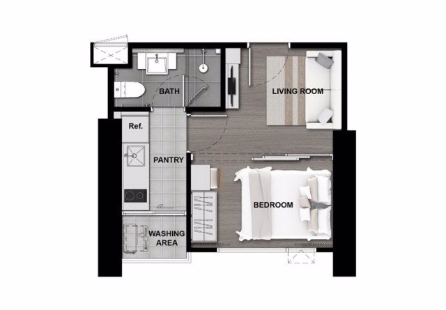 ขายดาวน์-คอนโด-เดอะ-โพลิแทน-อควา-the-politan-aqua-ติดริมแม่น้ำเจ้าพระยา-ซอยนนทบุรี-15-ถนนสนา