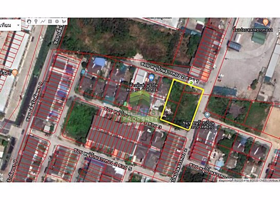 ขายด่วน-ที่ดินเปล่า-เนื้อที่-340-ตรว-หมู่บ้าน-ธารทอง-2-ซอยวัดลาดปลาดุก-แปลงมุม-ติดถนน-3-ด้าน