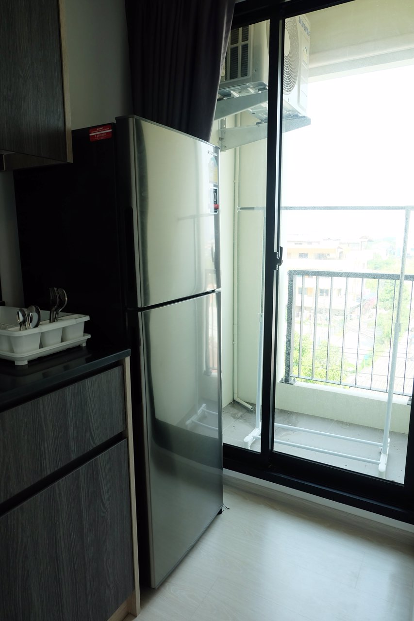 ให้เช่าคอนโด-ยูนิโอ-สุขุมวิท-72-สตูดิโอ-1-ห้องน้ำ-พร้อมห้องครัว-ใกล้bts-ชั้น-5-เฟอร์ใหม่ครบ