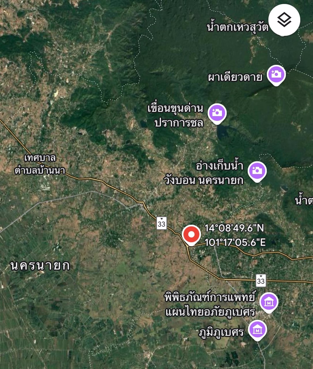 ขายที่ดิน-ปากพลี-นครนายก-ติด-ถสุวรรณศร