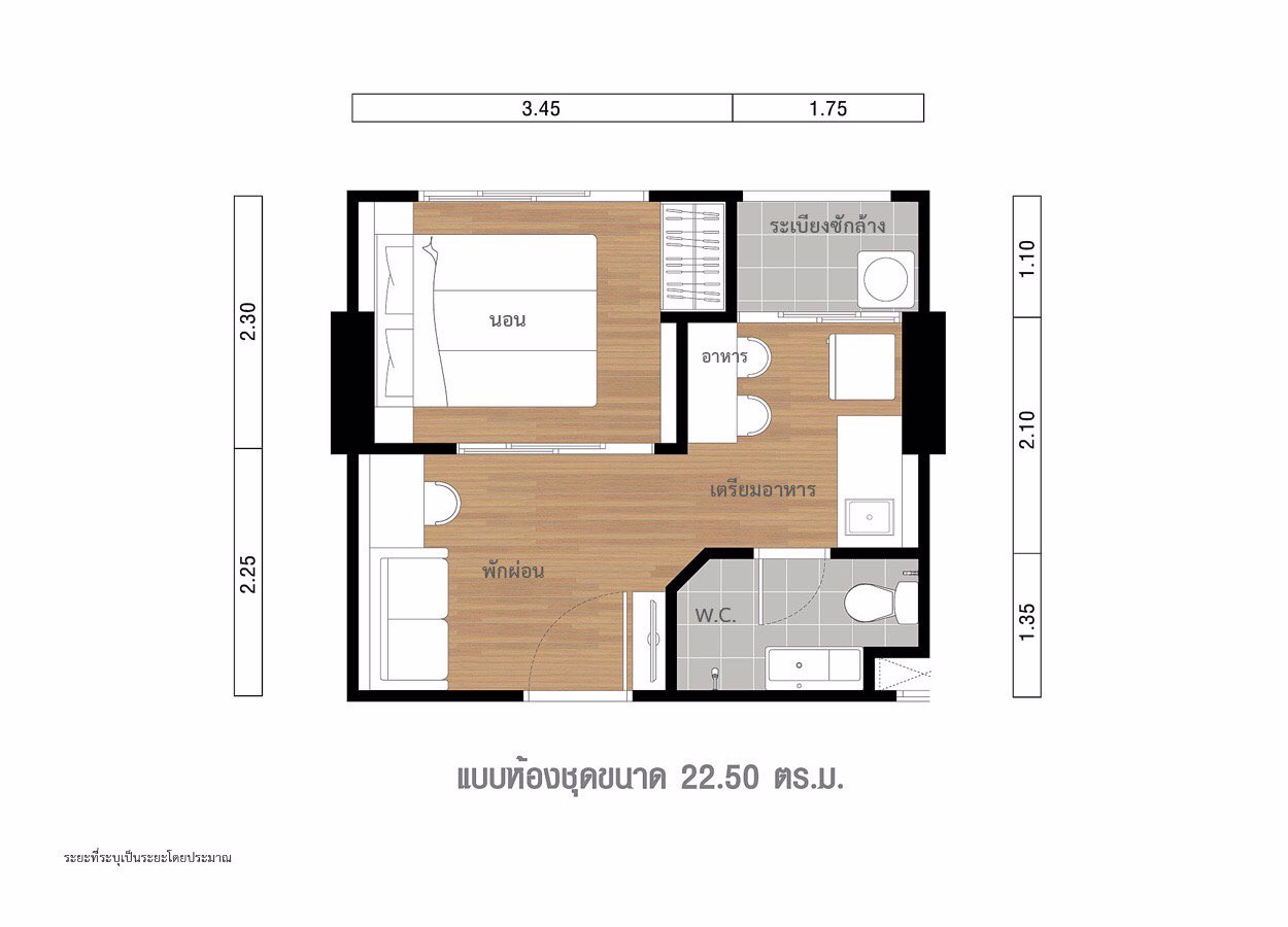 ขาย-คอนโด-ลุมพินี-วิลล์-นครอินทร์-ริเวอร์วิว-ห้องขนาด-23-ตรม