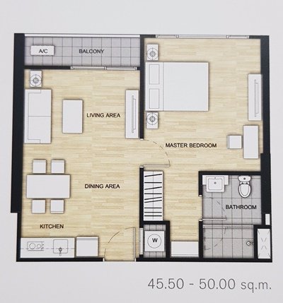 ขาย-ให้เช่า-คอนโด-ไฮฟ์-ตากสิน-ติด-bts-วงเวียนใหญ่-100-m-50-ตรม-1-ห้องนอน-ชั้น-8-พร้อมอยู่