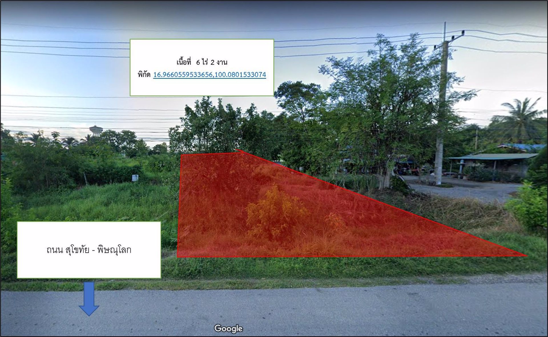 ขายที่ดินติด-ถนนสุโขทัย-พิษณุโลก-จสุโขทัย-อกงไกรลาศ-ตบ้านใหม่สุขเกษม