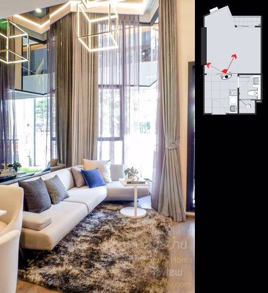ขายดาวน์คอนโด-origin-knightsbridge-space-รัชโยธิน-2-bed