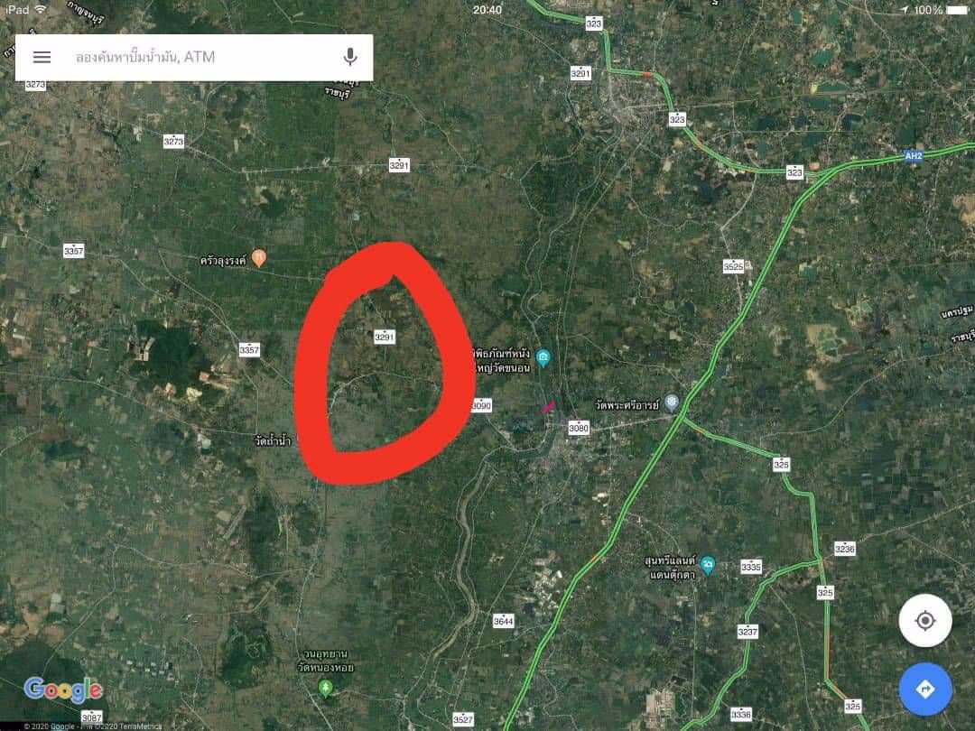 ขายที่ดิน-เนื้อที่6ไร่-ติดถนนใหญ่-น้ำไฟพร้อม