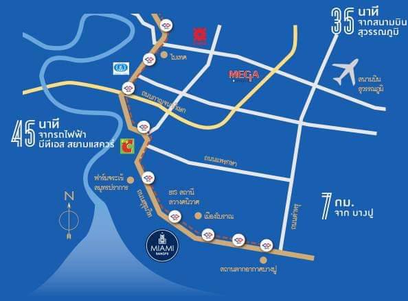 ให้เช่าไมอามี่-บางปู-the-miami-bangpu-ห้องพร้อมเฟอร์-ห้องสตูดิ-ตึก15-ฝั่ง-garden-villa-3