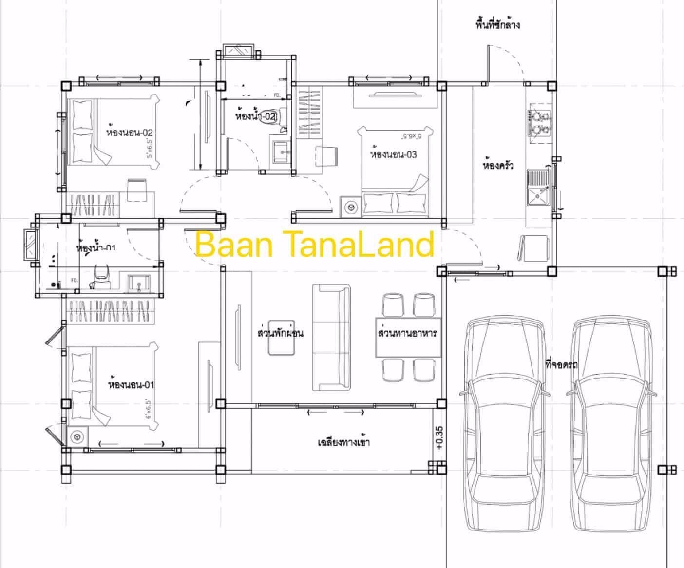 บ้าน-ธนาแลนด์-ดีไซน์สวยเด่น