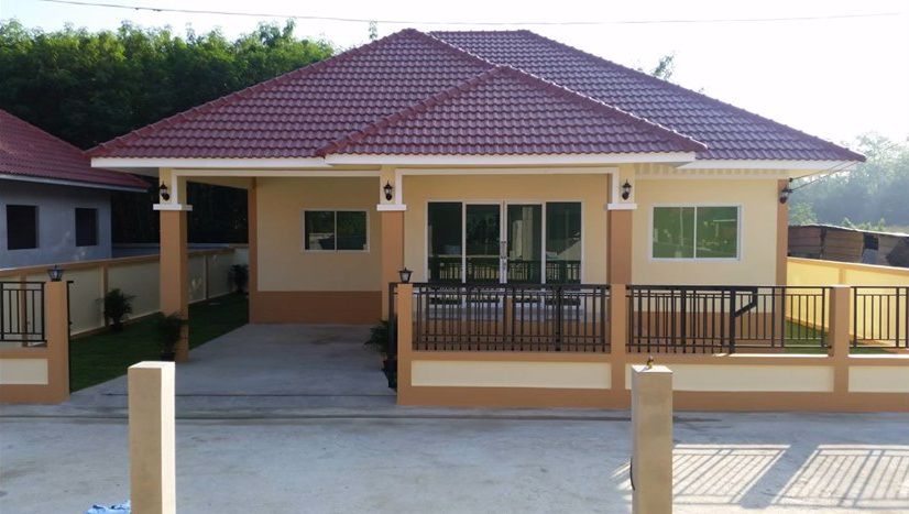 ขายบ้านเดี่ยว-สร้างใหม่-จองเพียง-50000-บาทเท่านั้น-อยู่ติดโรงเรียนบ้านคลองสำโรง-บ้านแพ้ว-จังหวัดสมุ