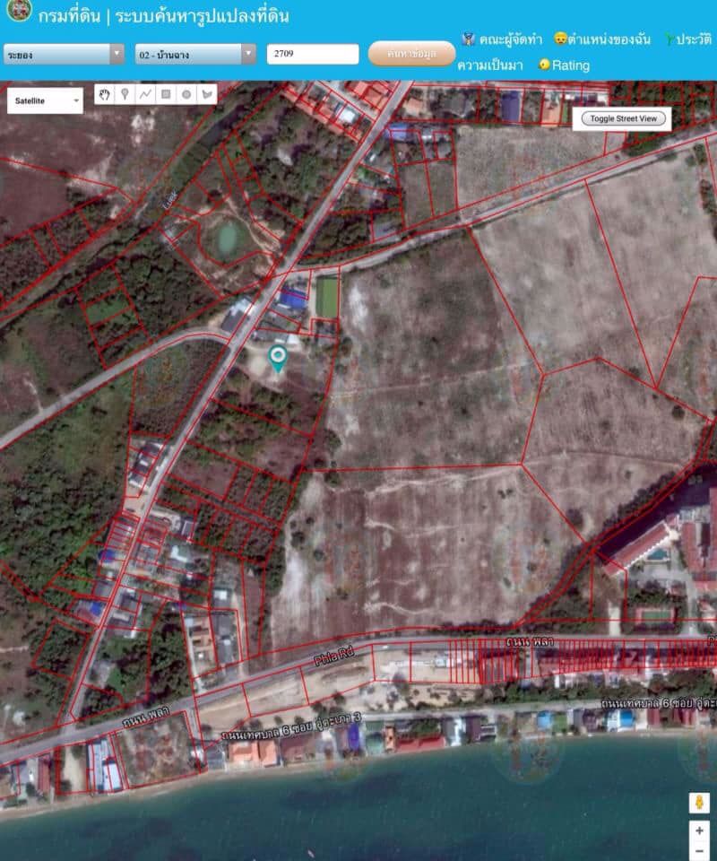 ขายที่ดิน-37ไร่-ใกล้หาดบ้านพลา-บ้านฉาง-ระยอง-