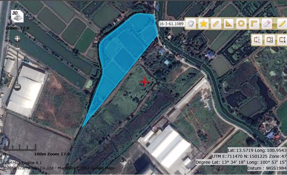 ขายที่ดินเปล่า-17-ไร่-บางนา-กม-39-บางปะกง