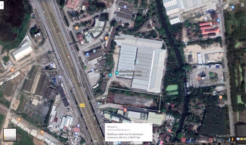 ให้เช่าที่ดิน-ใกล้สุวรรณภูมิ-ติดบางนา-บางปะกง	