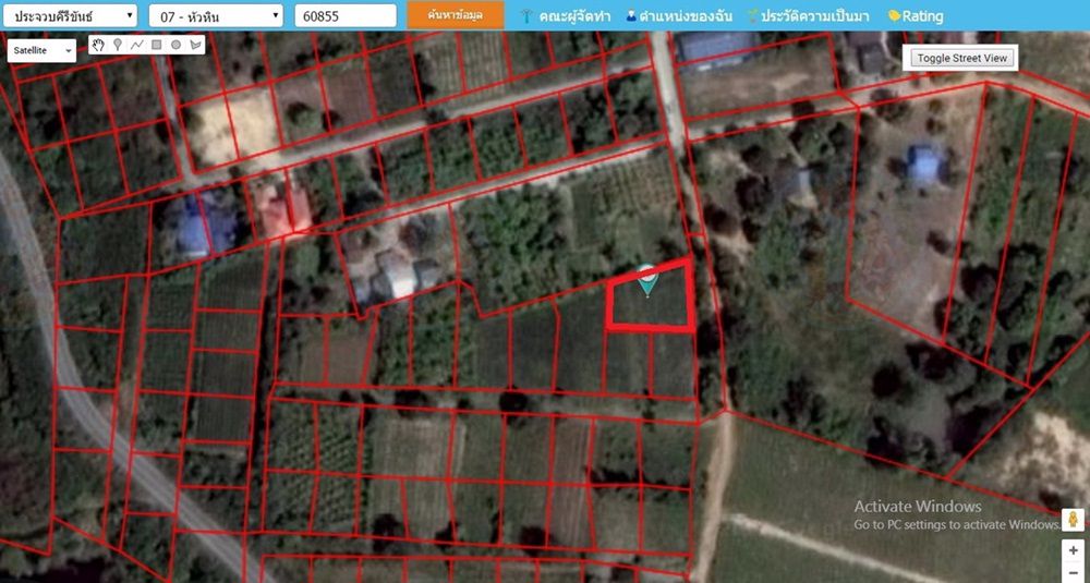 ให้เช่าที่ดิน-ใกล้ถนนสายหัวหิน-ห้วยมงคล-ทล3218-ตหินเหล็กไฟ-หัวหิน