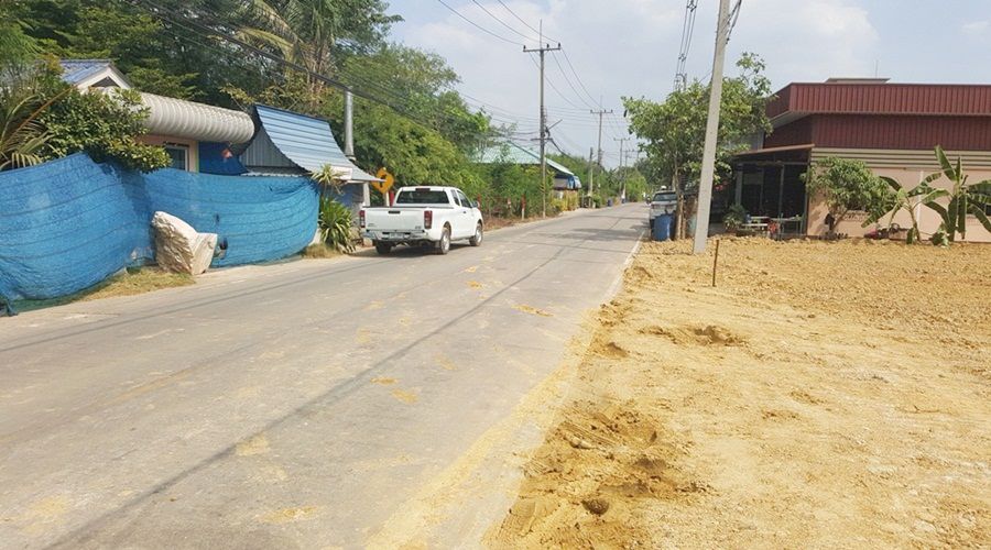 ขายที่ดิน-1-ไร่-แบ่งล็อกเป็น-3-แปลง-ติดถนนหลัก-อยู่ด้านหน้าวิทยาลัยการประมง-อกระทุ่มแบน-จสมุทรสาคร