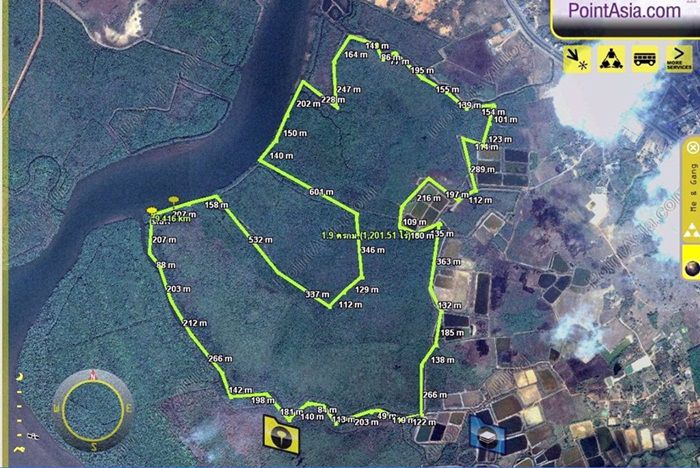 ขายที่ดินริมน้ำ-แม่น้ำเวฬุ-1000-ไร่-ใกล้ถนนใหญ่-อำเภอ-เขาสมิง-ตราด