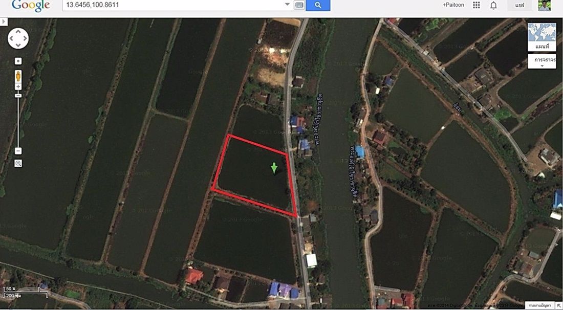 ขายที่ดิน-5-ไร่-ติดถนนเลียบคลองพระองค์เจ้าไชยยานุชิต-บางบ่อ-สมุทรปราการ