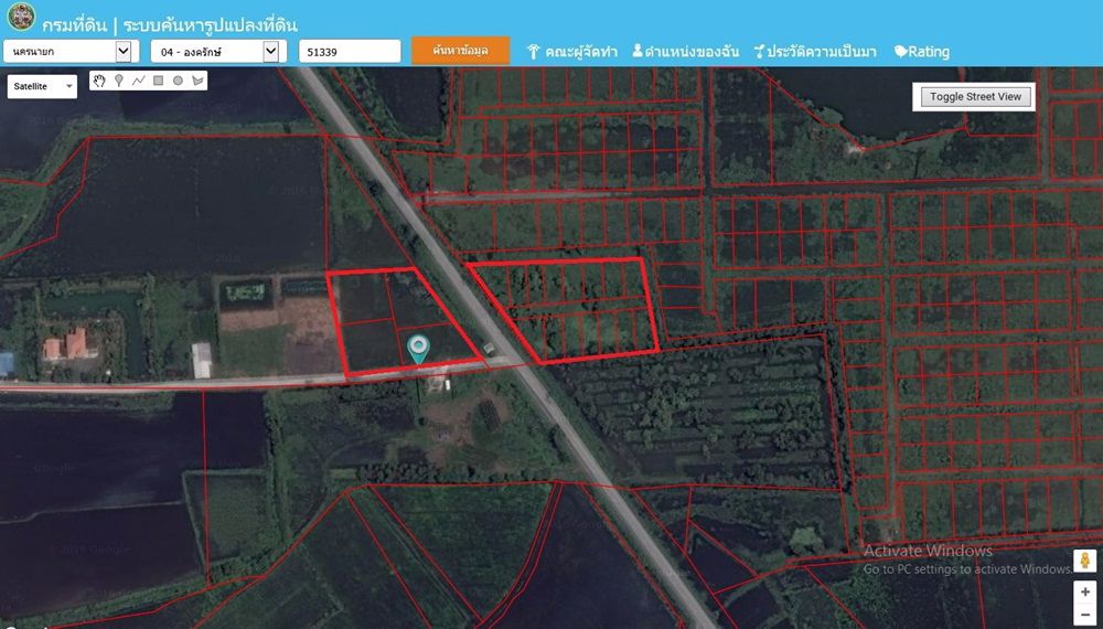 ที่ดินให้เช่า-โพธิ์แทน-นครนายก-มี-2-แปลงๆละ-4-ไร่-ติดถนนใหญ่-นย2024