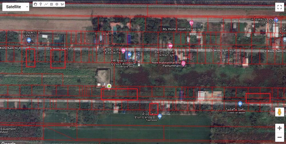 ให้เช่าที่ดิน-ใกล้วัดพระธรรมกายหลายแปลง-ขนาด152-606ตรวา
