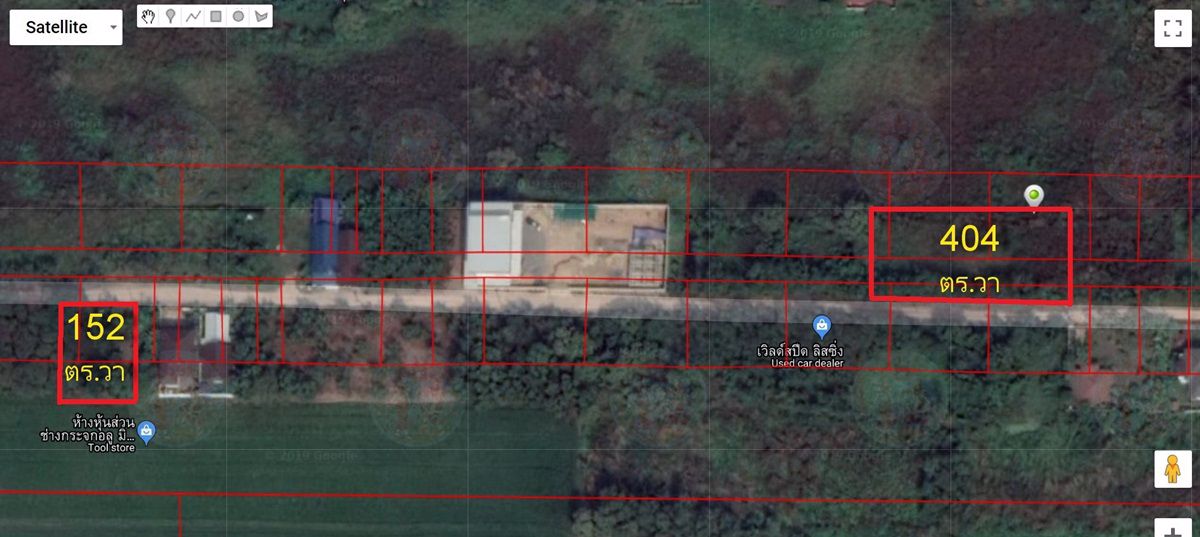 ให้เช่าที่ดิน-ใกล้วัดพระธรรมกายหลายแปลง-ขนาด152-606ตรวา