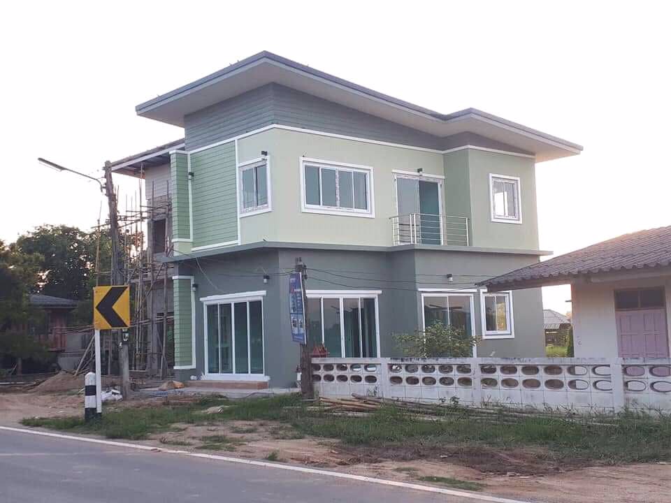 บ้านเดี่ยวสร้างใหม่พร้อมอยู่-สไตล์-โมเดิร์น-ทำร้านหรือไว้พักอาศัย-