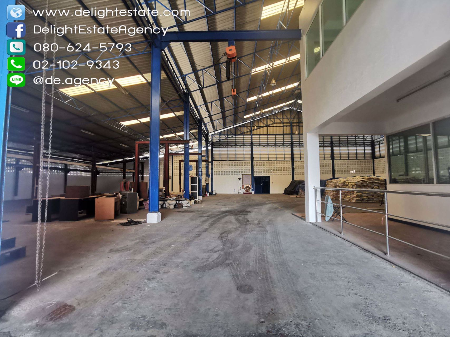 ให้เช่าโกดัง-โรงงาน-1250-ตรม-ติดถนนแพรกษา-ใกล้นิคมบางปู-เมืองสมุทปราการ