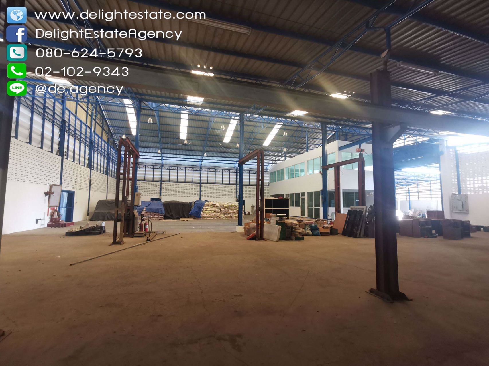 ให้เช่าโกดัง-โรงงาน-1250-ตรม-ติดถนนแพรกษา-ใกล้นิคมบางปู-เมืองสมุทปราการ