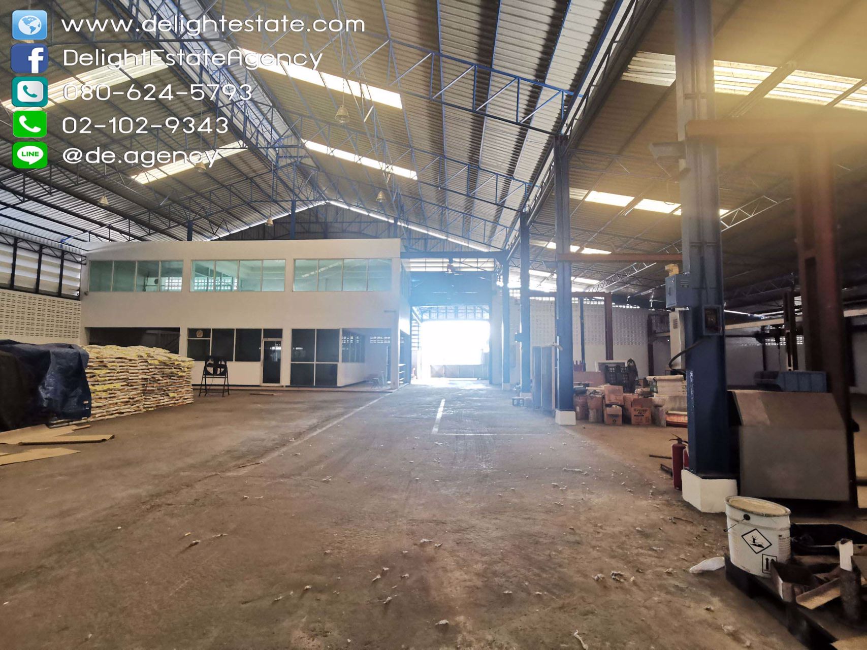 ให้เช่าโกดัง-โรงงาน-1250-ตรม-ติดถนนแพรกษา-ใกล้นิคมบางปู-เมืองสมุทปราการ
