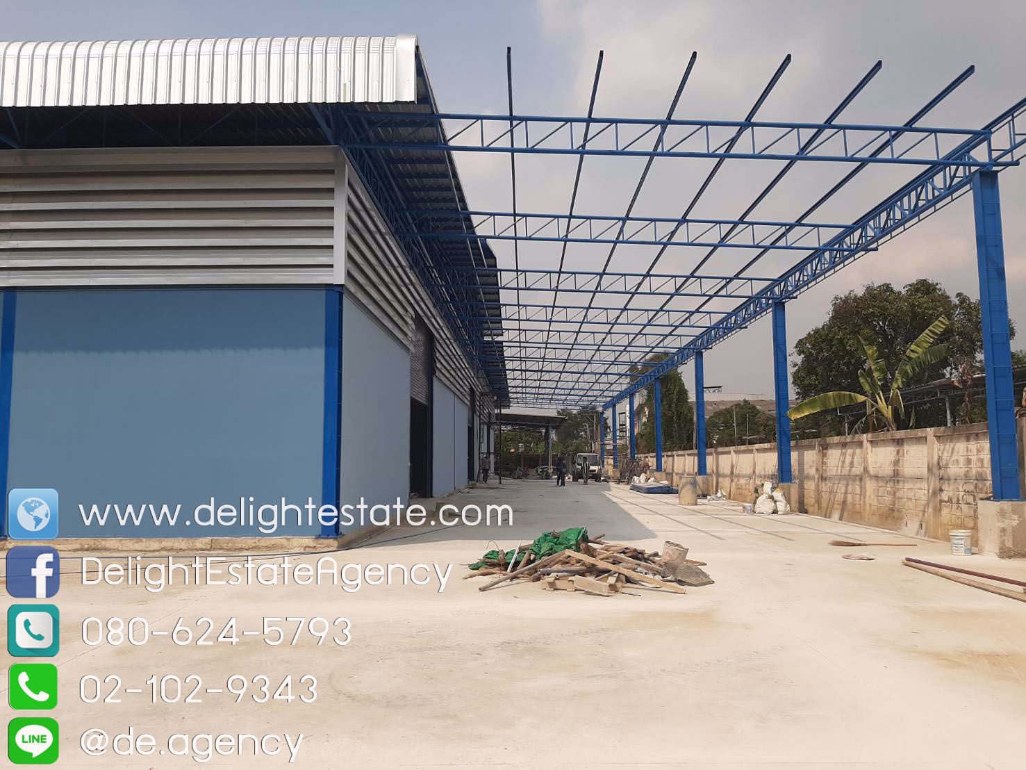 ให้เช่าโกดัง-1000-ตรม-ใกล้ถนนกาญจนาภิเษก-บางใหญ่-นนทบุรี