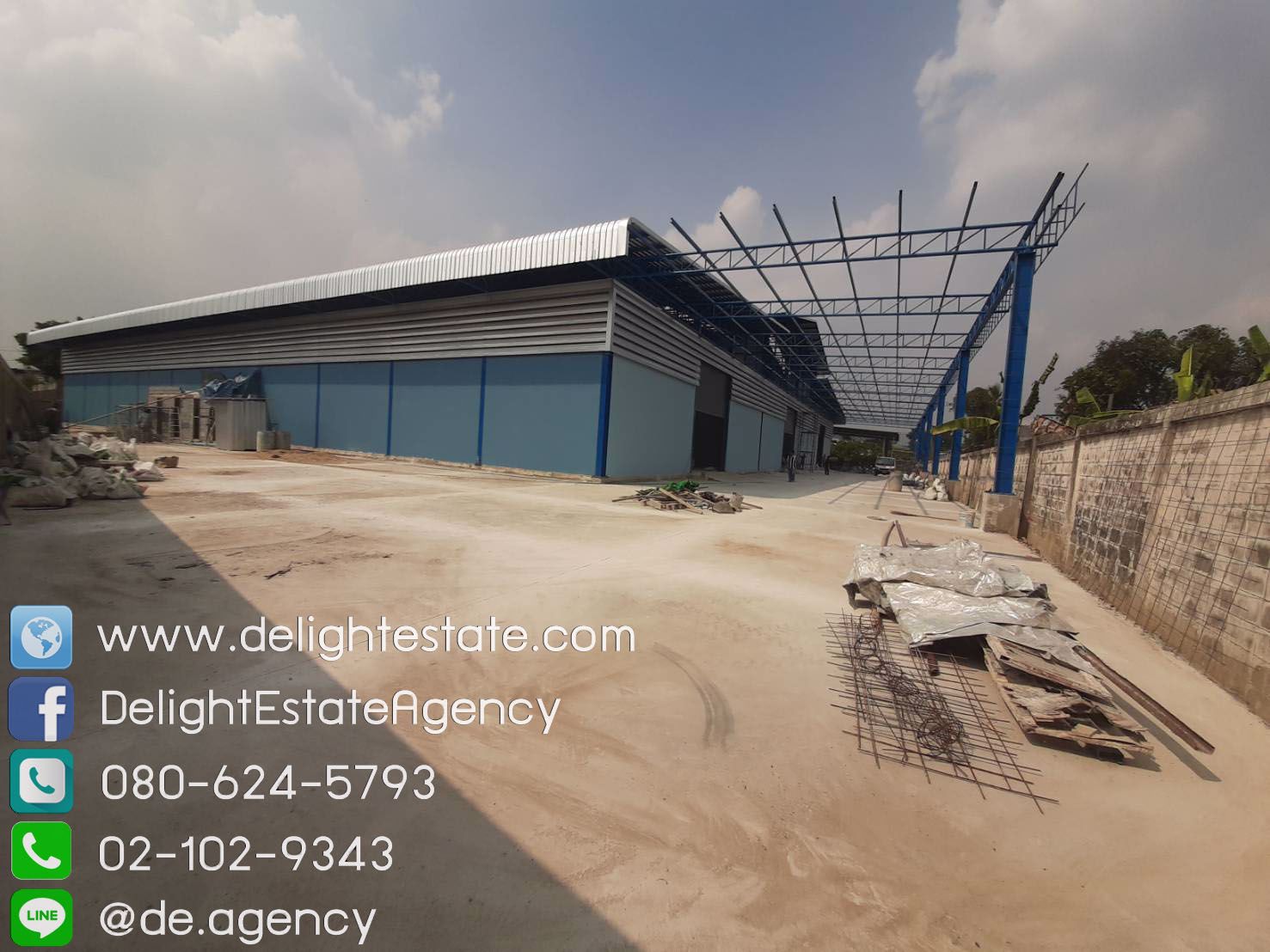 ให้เช่าโกดัง-1000-ตรม-ใกล้ถนนกาญจนาภิเษก-บางใหญ่-นนทบุรี