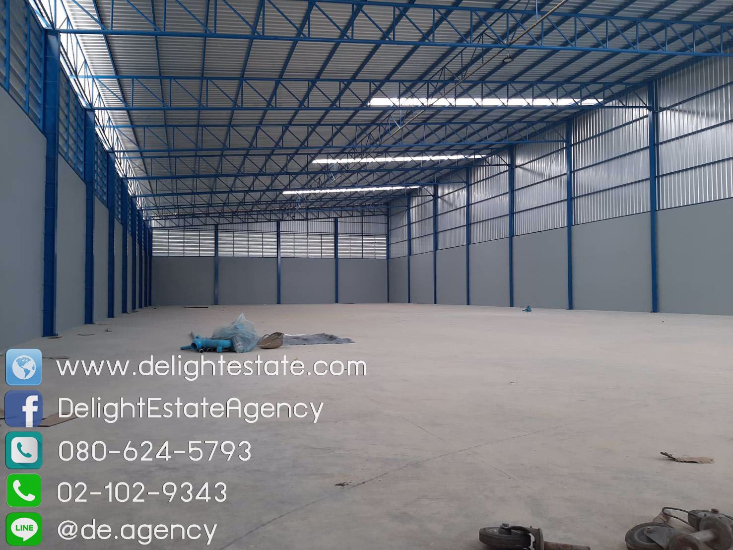 ให้เช่าโกดัง-1000-ตรม-ใกล้ถนนกาญจนาภิเษก-บางใหญ่-นนทบุรี