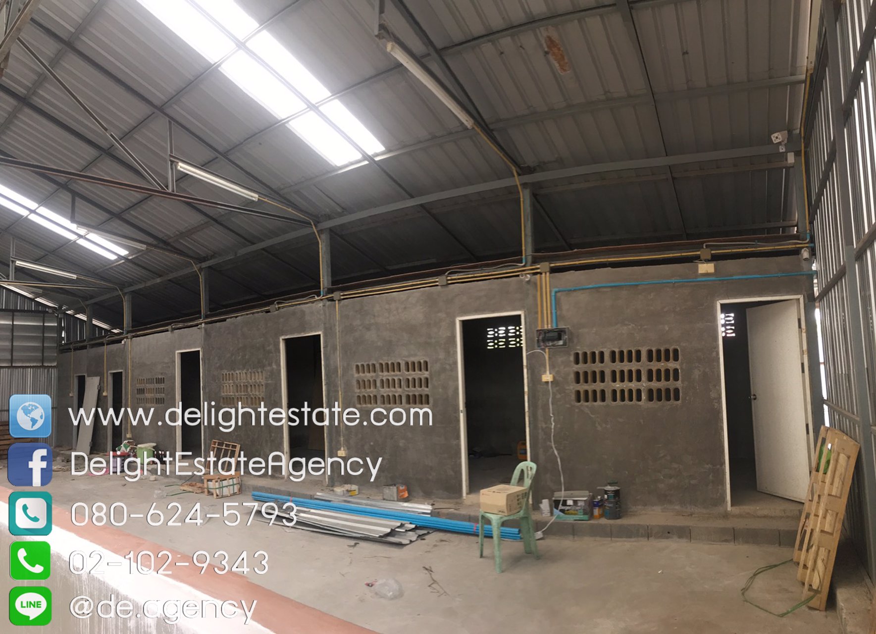 ให้เช่าโกดัง-400-ตรม-ราคาถูก-ย่านฟิวเจอร์พาร์ครังสิต-ใกล้ถนนพหลโยธิน