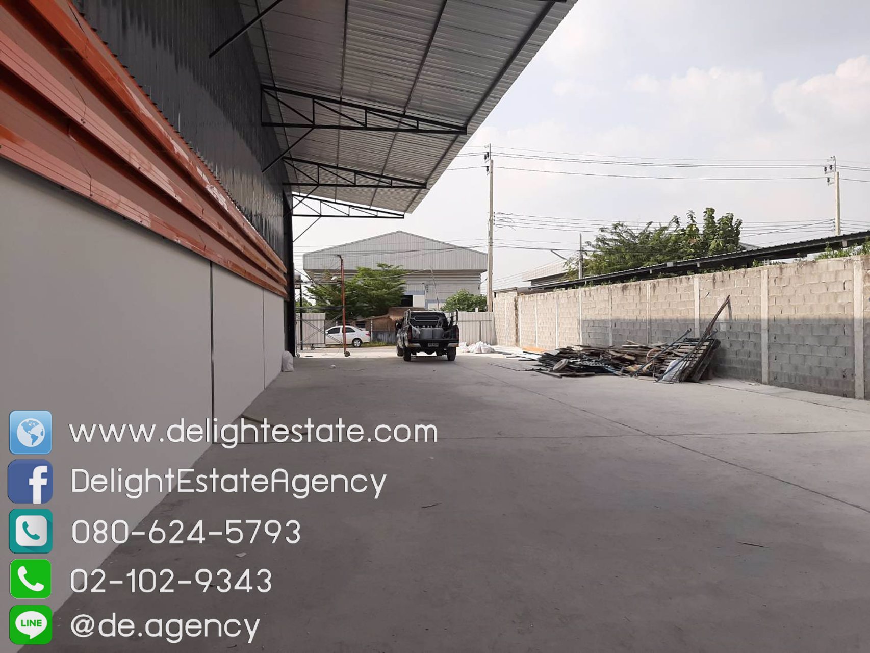 ให้เช่าโกดัง-180-306-ตรม-พร้อมออฟฟิศ-ย่านลำโพ-บางบัวทอง-นนทบุรี