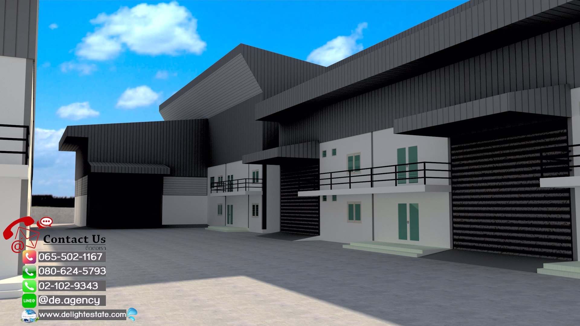 ให้เช่าโกดัง-658-1800-ตรม-ติดถนนเทพารักษ์-ใกล้นิคมบางพลี-สมุทรปราการ