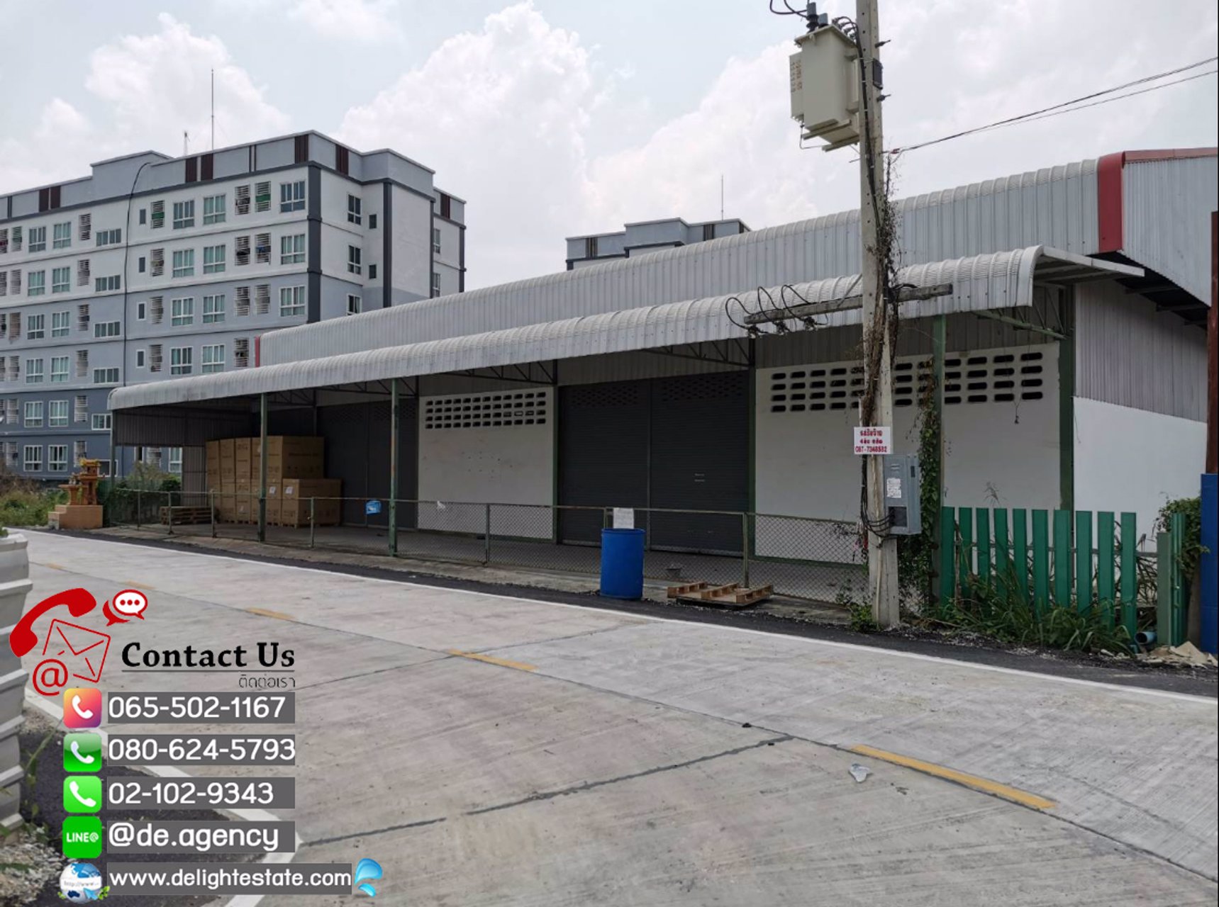 โกดังให้เช่า-300-ตรม-ย่านบ่อวิน-ศรีราชา-ชลบุรี