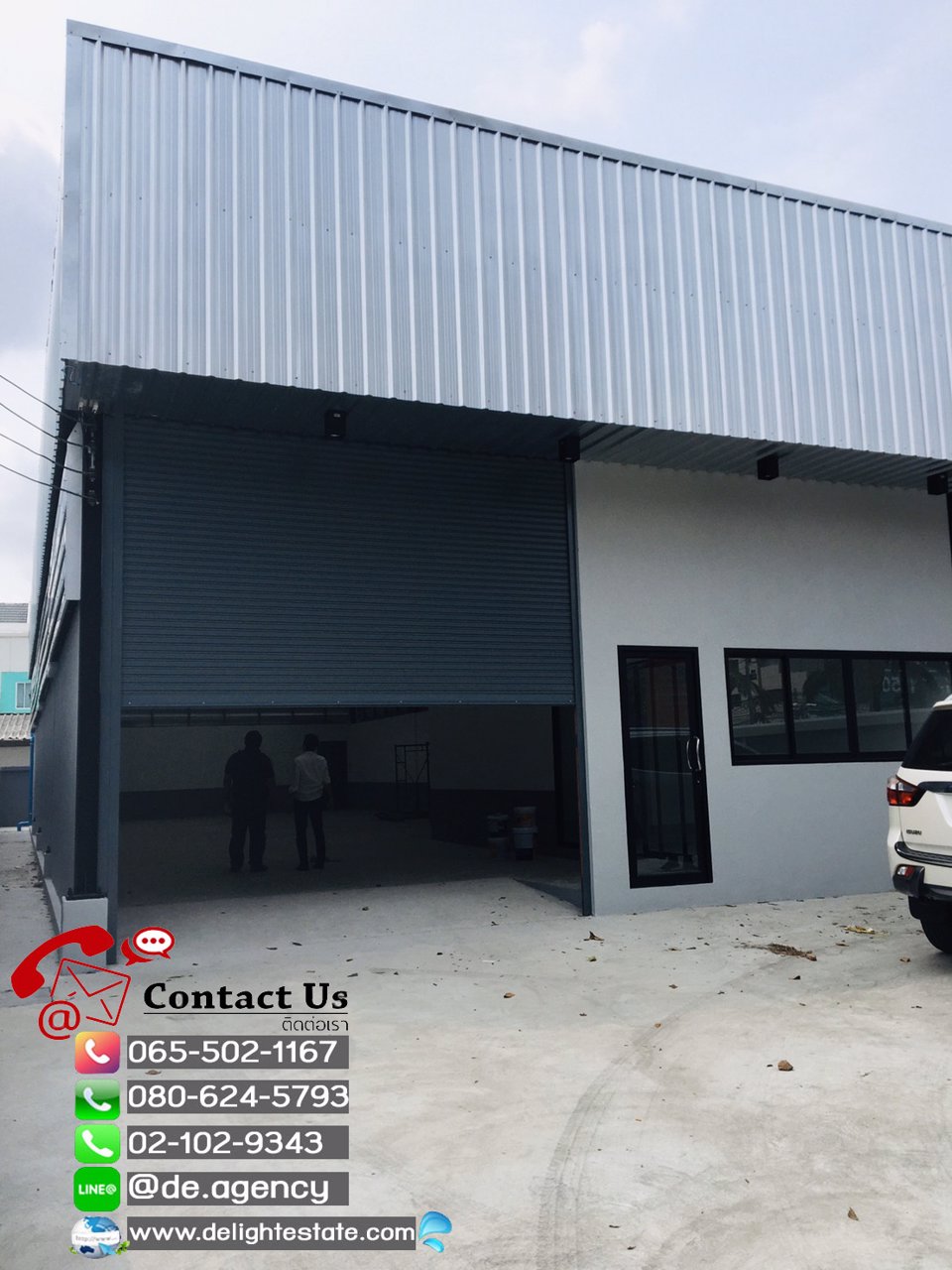 โกดังให้เช่า-243-ตรม-ทำเลดี-ติดถนนพัฒนาการ-เขตประเวศ-กทม