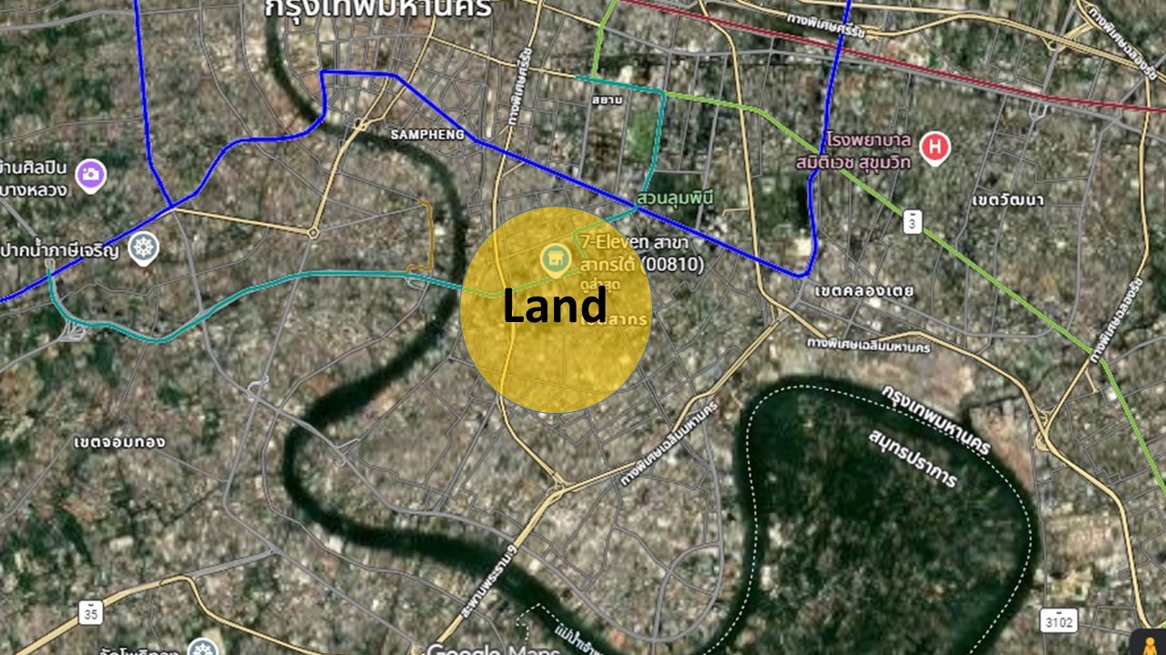 ขายที่ดินพร้อมสิ่งปลูกสร้าง-ใจกลางสาทร-ติด-bts-เซนต์หลุยส์-ผังสีแดง-พ5