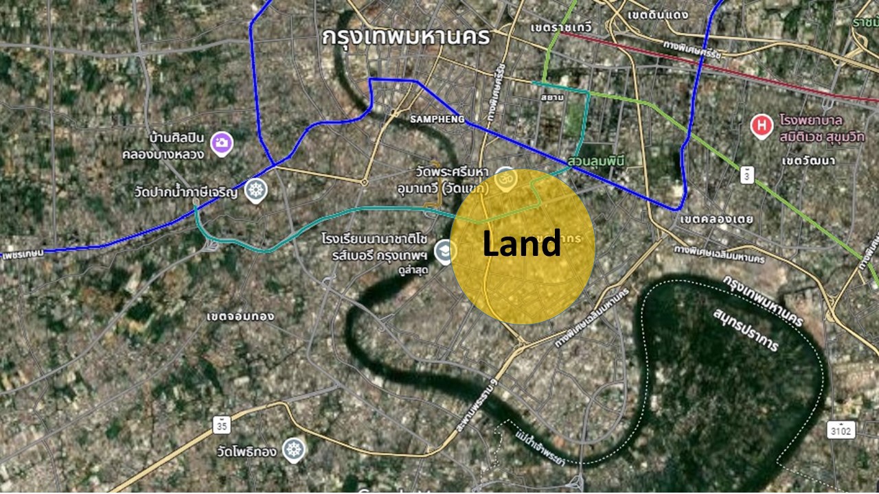 ขายที่ดิน-ทำเลดี-ย่านสาทร-ใกล้โรงเรียนโชรส์เบอรี