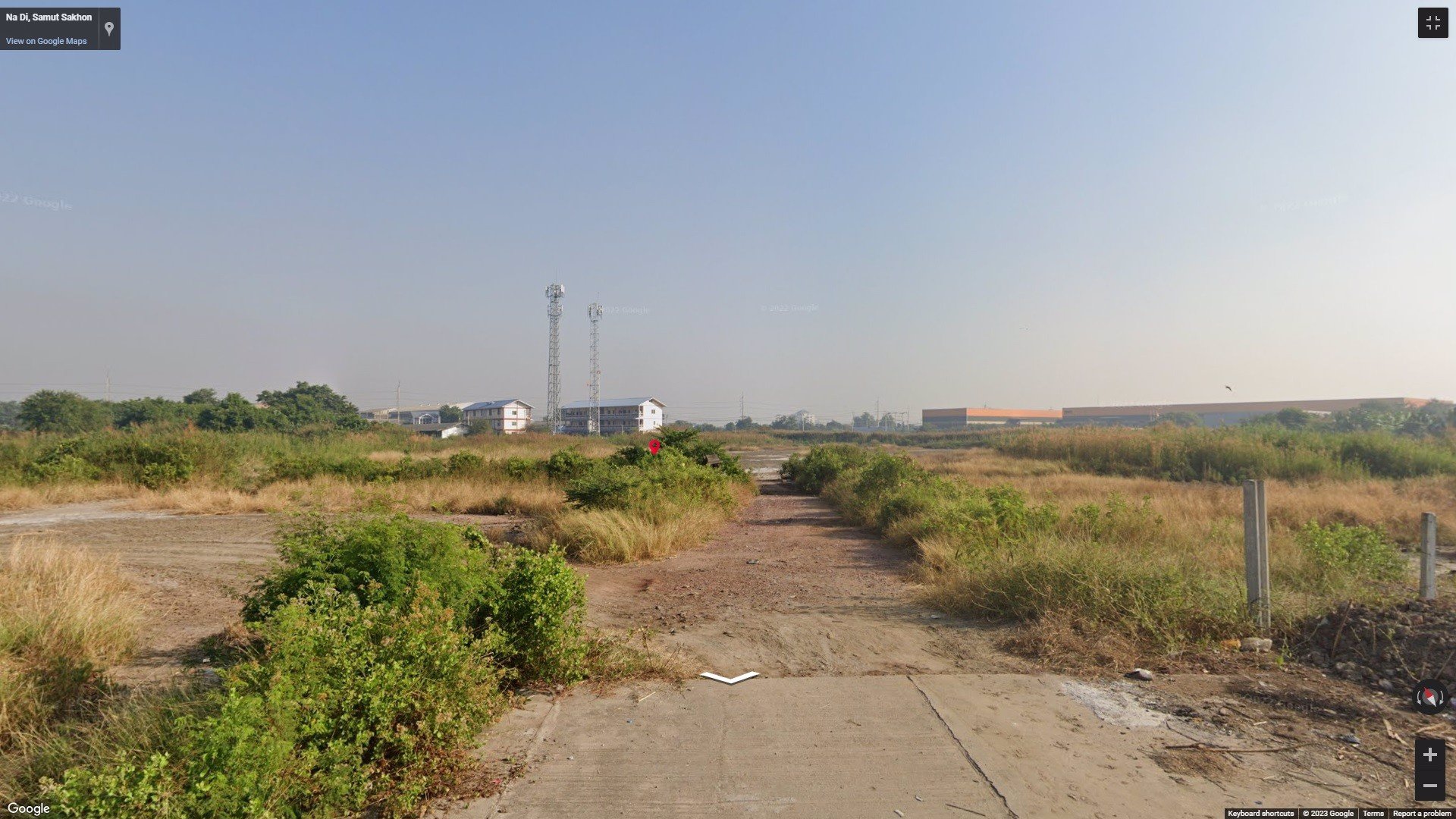 ขายที่ดินเปล่าถมแล้วหลังไทวัสดุมหาชัย