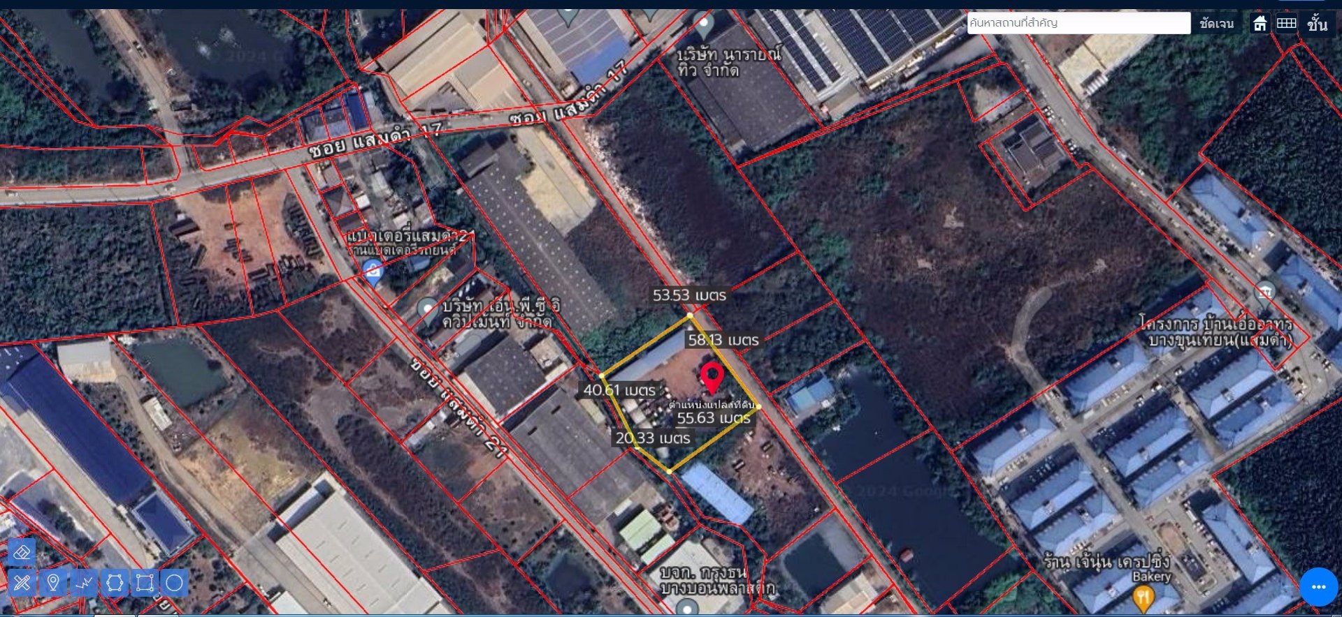 ขายที่เปล่า-ซอยแสมดำ-17