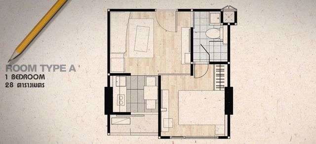 sc237-ขายคอนโดพร้อมอยู่-c-style-รัชดา18-ใกล้mrt