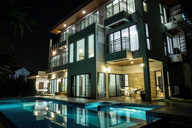 ให้เช่าบ้านเดี่ยวย่านพระราม9พร้อมสระว่ายน้ำส่วนตัว-ใกล้airport-linkสถานีหัวหมาก